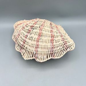 Vintage Style Rattan Shell Shape Storage Basket Handmade Decorative <b>Trinket</b> <b>Box</b> for Home Organization - Product Image 6