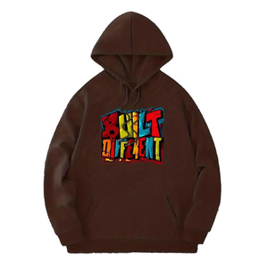 Sweat à capuche pour homme tendance avec impression en relief, vente chaude, service OEM, tissu 100% coton, sweat à capuche pour homme avec impression en relief - Product Image 5