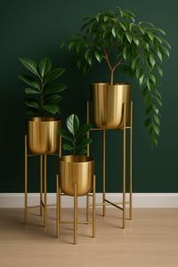 Soporte para Plantas Alto y Estrecho EnHomee, Soporte Metálico para Plantas de Interior y Exterior - Product Image 3