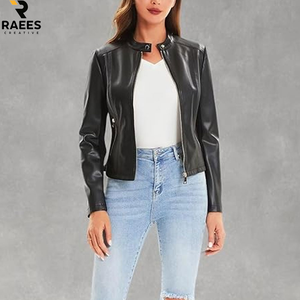 Plus Size <b>Long</b> Collar Ladies <b>Leather</b> <b>Jacket</b> for Adult High Quality Breathable <b>Jacket</b> For Man Customized Logo Printing Windproof - Product Image 6