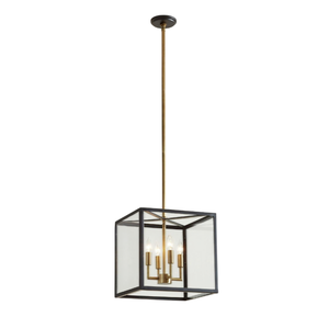 Lampe suspendue hémisphérique élégante en laiton poli avec réflecteur miroir, luminaire de plafond LED contemporain pour usage commercial - Product Image 5