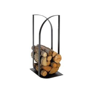 Nouvel arrivage : Porte-bûches robuste en fer forgé, fait main, pour foyer extérieur, avec rangement pour bûches, taille et forme personnalisables - Product Image 4