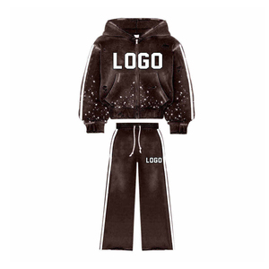 Proveedor mayorista de chándales personalizados para marcas, conjunto de chándal de algodón y felpa, fabricante de chándales con MOQ bajo - Product Image 1