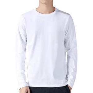 Latest Design Men's Long Sleeves O Neck <b>T</b>-<b>Shirt</b> 100% cotton Wrinkle Free Fabric <b>T</b>-<b>Shirt</b> For Men's Wear - Product Image 5