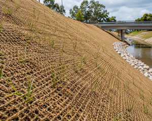 High Quality 100% Natural Coconut Coir <b>Net</b> Roll from Vietnam for Slope Erosion Control Projects - Product Image 2