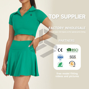 Uniforme de Tenis Cómodo en Oferta, Personalizado al por Mayor, de Alta Calidad, con Logotipo Personalizado, Ropa Deportiva Femenina, Falda de Tenis, 100% Poliéster - Product Image 5