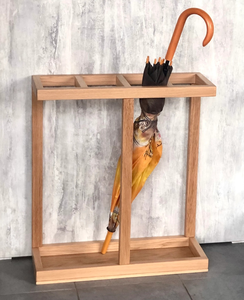 Soporte para Paraguas, Estante de Almacenamiento para Paraguas, Soporte de Paraguas de Pie, Soporte de Paraguas para Entrada, Soporte de Paraguas de Madera - Product Image 4