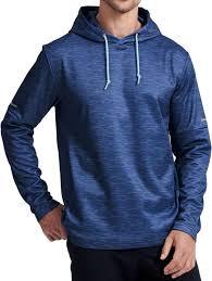 Moisture Wicking Activewear Running Workout Jersey <b>Fleece</b> <b>Lined</b> <b>Jacket</b> Performance Dry Fit Mens Hoodies Lightweight - Product Image 4