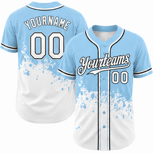 Camiseta de béisbol de manga corta, colores sólidos, transpirable, 100% poliéster, con logo personalizado, para unisex, último diseño. - Product Image 3