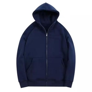 Hoodie en molleton de coton personnalisé avec logo en relief pour les marques de mode de luxe américaines, faible MOQ, fabrication sur mesure, fournisseur d'usine. - Product Image 3