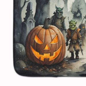 Orcs Spooky Halloween tapis de cuisine en mousse à mémoire de forme lavable en machine tapis de bain anti-fatigue coussin de confort fournitures de vacances de cuisine - Product Image 4