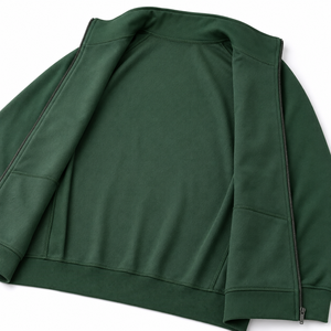 Custom Men Tracksuit Wholesale Two Piece Sportswear Set Embroidered Logo <b>Zip</b> <b>Up</b> <b>Jacket</b> Jogger Pants Manufacturer Gym Apparel OEM - Product Image 3