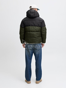 Chaqueta Acolchada Ligera Personalizada para Hombre, Impermeable, Cortavientos, con Capucha, para Primavera, Estilo Universitario, Ropa de Calle, Chaqueta de Motocicleta con Plumón de Pato - Product Image 6