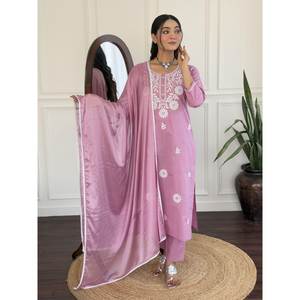 Beau haut et bas de fête avec ensemble élégant de taille Dupatta XL - Product Image 5