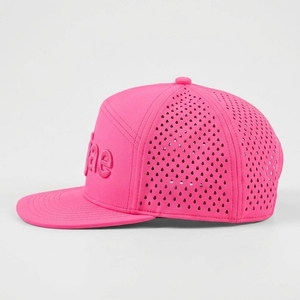 Gorra Snapback Personalizada de 7 Paneles con Visera Plana, Perforada con Corte Láser, Bordado 3D, Logotipo Personalizado, OEM, ODM, MOQ Bajo, Marca Privada - Product Image 2