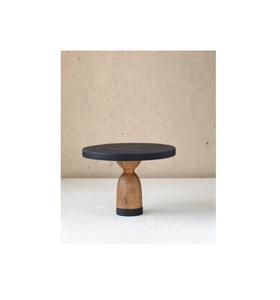 Soporte decorativo de madera hecho a mano con textura de grano natural para presentación de cupcakes, muffins y postres - Product Image 2