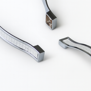 Tirador de Lujo de Aleación de Zinc con Incrustaciones de Diamantes para Muebles Contemporáneos, Duradero, para Cajones de Cocina y Baño - ¡Venta Caliente! - Product Image 4