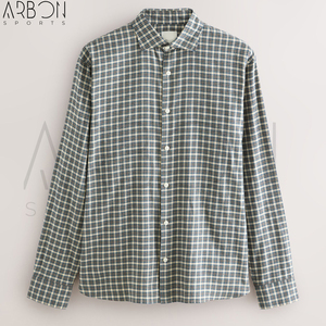 Crea tu propia camisa de franela clásica de alta calidad, transpirable, con botones, de manga larga, ajustada y personalizada a la moda. - Product Image 5