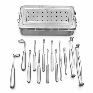 Kit de 13 instruments de greffe de cartilage de la cartilagine osseuse du nez Daniel pour rhinoplastie, chirurgie plastique, en acier inoxydable, fabricant OEM - Product Image 1