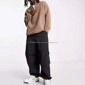 เสื้อสเวตเตอร์ขนแกะโพลีเอสเตอร์แบบสวมหัว14 quater มีซิปครึ่งคอปกแบบกำหนดเอง - Product Image 3