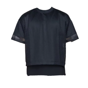 Camiseta Deportiva Casual Personalizada de Malla Transparente para Hombre, Estilo Boxy, para Fútbol y Otros Deportes - Product Image 2