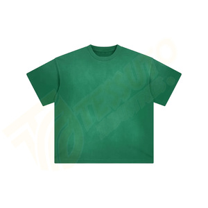 Custom Heavyweight 100% Cotton Boxy Fit T-Shirt | <b>Acid</b> Wash Vintage Oversized Tee | <b>Drop</b> Shoulder Blank T Shirt for Men - Product Image 2