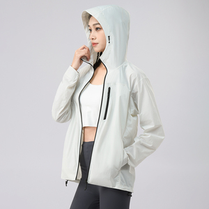 In-stock batch couple'<b>s</b> outdoor sun protection clothing, breathable sporty windbreaker for <b>men</b> and women, new <b>summer</b> cycling top - Product Image 3
