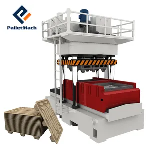 Mesin palet Thermoforming serbuk gergaji/bambu/mesin Press palet sekam nasi untuk dijual