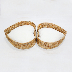 Cama Redonda para Mascotas Artex Dong Thap Seagrass - Moderna y Ecológica con Cojín Suave - Product Image 2