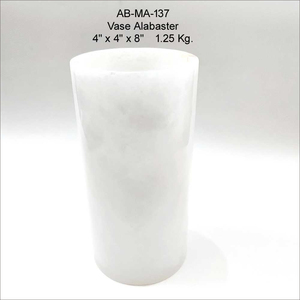 Vase à fleurs artisanal de luxe en albâtre impérial, élégant pour la maison, le jardin et les mariages, pièce de designer écologique, prix de gros en vrac - Product Image 5