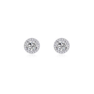 18K Gold Lab Grown Diamond <b>Stud</b> <b>Earrings</b> Lab Grown Diamond <b>Stud</b> <b>Earrings</b> Round Brilliant Cut Basket Setting <b>Fine</b> Ear Jewelry - Product Image 5
