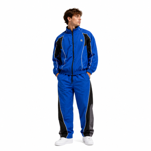 Chaquetas y Pantalones Deportivos de Nailon Personalizados, Pantalones Joggers, Chaqueta Cortavientos Reflectante, Traje Deportivo para Hombre, Tallas de EE. UU. - Product Image 1