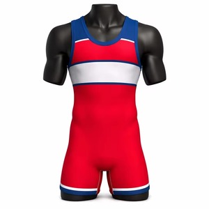 Customized Mens Wrestling <b>Singlet</b> Sublimated Printing Compression Bodysuit One Piece <b>Weightlifting</b> Powerlifting Sports Outfit - Product Image 3
