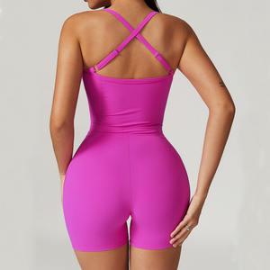 Nouvelle Conception 2026 Combinaison Femme Slim Fit Effet Seconde Peau Séchage Rapide Effet Ventre Plat pour Fitness, Sport et Entraînement avec Poche - Product Image 3