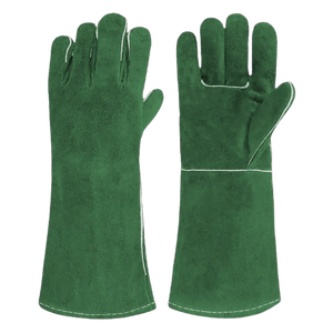 Gants de sécurité en cuir de vachette pleine fleur de qualité supérieure, certifiés CE, avec manchette de sécurité épaisse pour le soin personnel et le soudage (sans frais supplémentaires) - Product Image 5