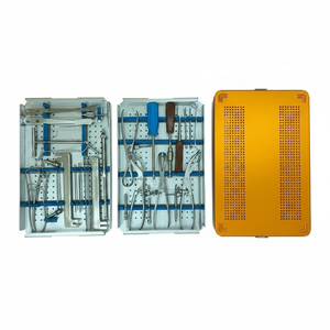 Ensemble d'instruments orthopédiques pour grands fragments, étui graphique, acier inoxydable, manuel, approuvé CE - Product Image 1