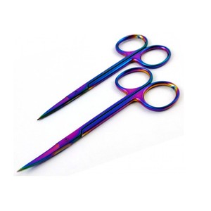 Ciseaux Iris professionnels de couleur arc-en-ciel, ciseaux de précision en acier inoxydable par Hosanna Surgical - Product Image 3