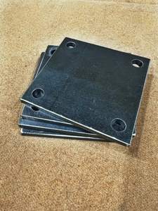 Placa de base de metal pesado para construcción de edificios, uso en instalación de soportes estructurales - Product Image 3