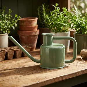 Arrosoir portable en métal, pichet à eau, verseur à faible pression, couleur personnalisée, arrosoir d'intérieur et d'extérieur - Product Image 4