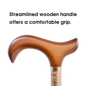 Canne de marche en aluminium avec poignée ergonomique 83-105.5cm pour marche assistée - Product Image 5