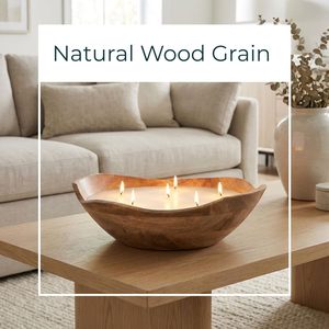 Cuenco Artesanal de Madera de Acacia en Forma de Luna, Cuenco Lunar para Rituales de Sanación con Velas - Product Image 2