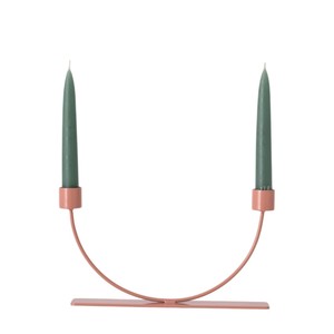 Support de bougie en laiton doré moderne, design élégant en forme de trombone, bougeoir vintage pour décoration intérieure – Vente en gros - Product Image 3