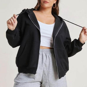 Sweat à capuche zippé ignifuge FR personnalisé pour femme et homme, en polaire, imprimé sur le devant, coupe décontractée, séchage rapide, écologique - Product Image 5