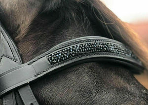 Brida de caballo de cuero resistente al agua, brida de caballo disponible en varios colores y tamaños, venta al por mayor - Product Image 4