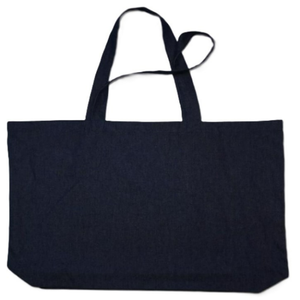 Sac fourre-tout extra-large en toile 100 % coton, écologique, robuste, avec fermeture éclair et poignée longue, idéal pour les courses au supermarché - Product Image 5