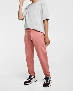 กางเกงวอร์มพิมพ์ลายโลโก้ตามสั่ง สีตามสั่ง เอวผูกเชือก ทรงคลาสสิคเข้ารูป รุ่นใหม่ล่าสุด ผลิตจากผ้าฝ้าย สำหรับผู้ชาย - Product Image 3