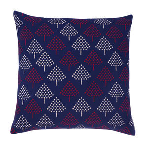 Housse de coussin lavable en coton 100% écologique, faite à la main en Inde, couleur bleu uni moderne, pour canapé, décoration de chambre, oreillers, hôpital - Product Image 3