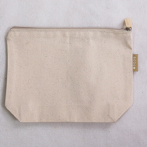 Pochette à cosmétiques avec logo personnalisé 100% coton à fermeture éclair motif de dessin animé en toile multi-usages pour la promotion de cadeaux ou d'emballage - Product Image 4