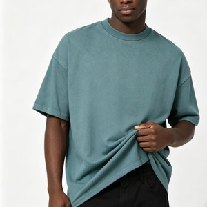 T-shirt pour homme en coton premium, col rond, décontracté, léger, confortable, à porter au quotidien, vêtements de mode américains, style confortable - Product Image 2