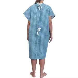 Ropa médica OEM, uniforme de hospital para médicos, ropa de hospital para hombres, bata de paciente, ropa de algodón unisex, personalizada. - Product Image 5